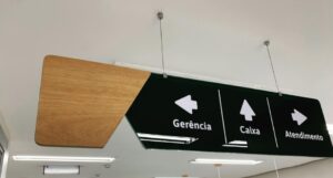 placas e letreiros
